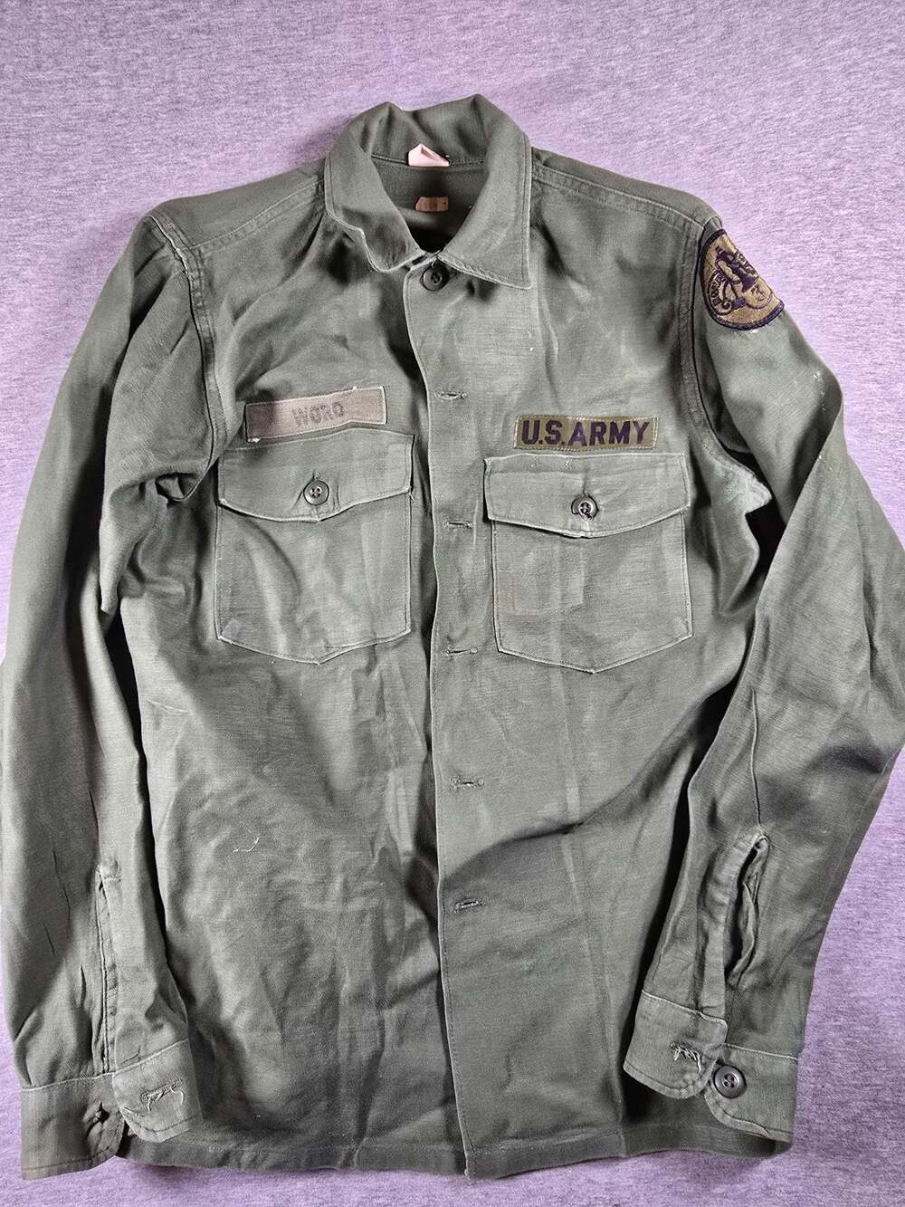 Vietnam OG 107 SHIRT SANTEEN DSA:...